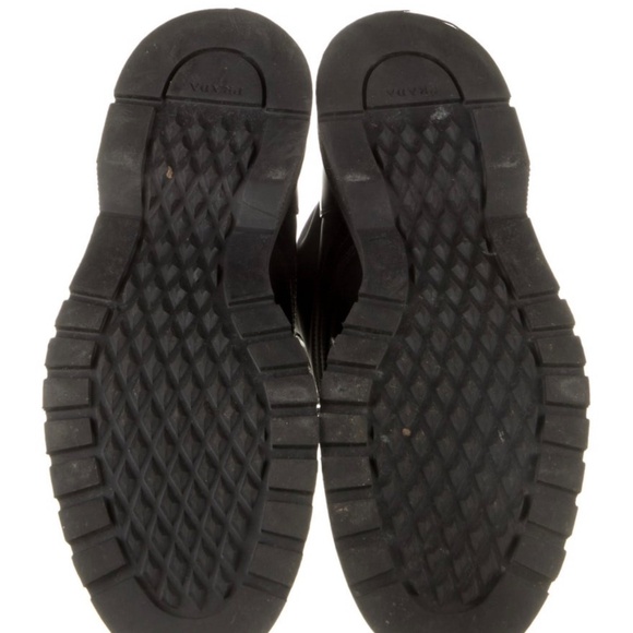 Prada Leather Combat Boots - Picture 5 of 6